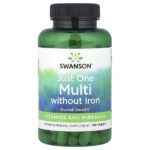 Just One Complete Multi, мультивитаминный комплекс, без железа, 130 таблеток — Swanson