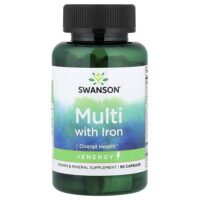 мультивитамины с железом, 90 капсул — Swanson