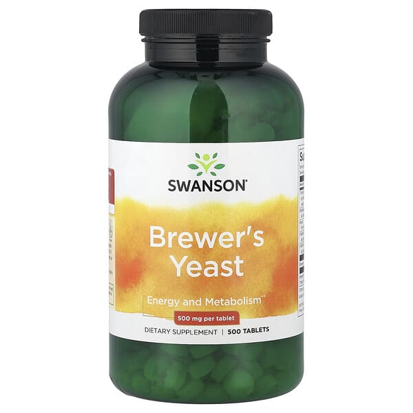 swv01835_v_40.jpg пивные дрожжи, 500 таблеток — Swanson
