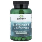 L-аргинин и L-орнитин, 100 капсул — Swanson