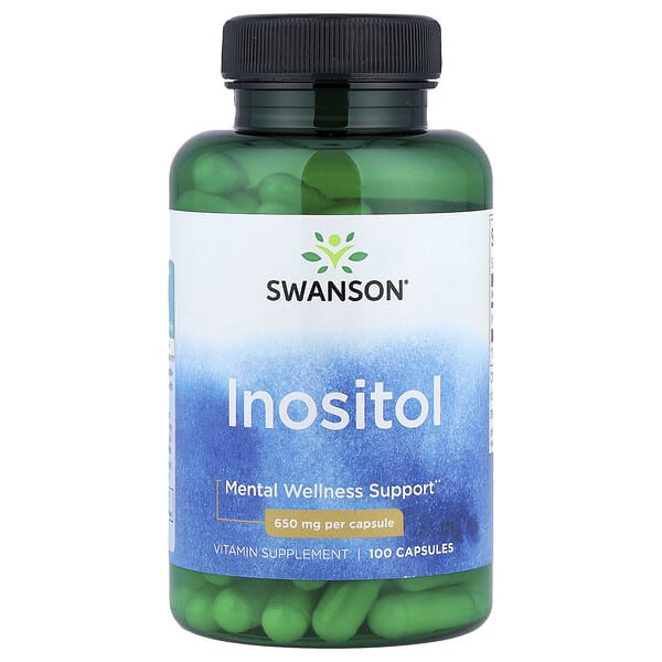 swv01874_v_24.jpg Инозитол, 650 мг, 100 капсул — Swanson
