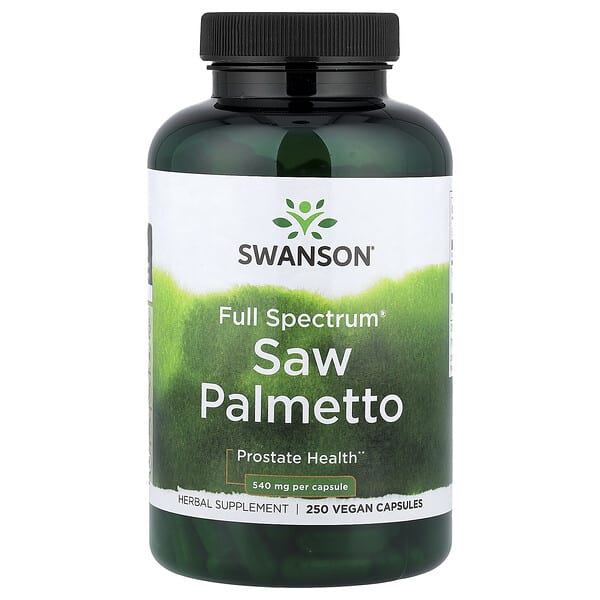 swv01910_v_56.jpg Full Spectrum Saw Palmetto, 540 мг, 250 капсул — Swanson