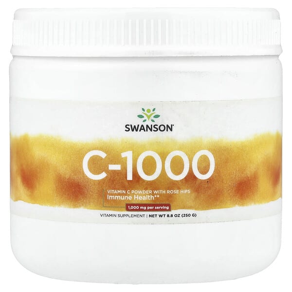 swv01942_v_24.jpg витамин C в порошке, с шиповником, 250 г (8,8 унции) — Swanson