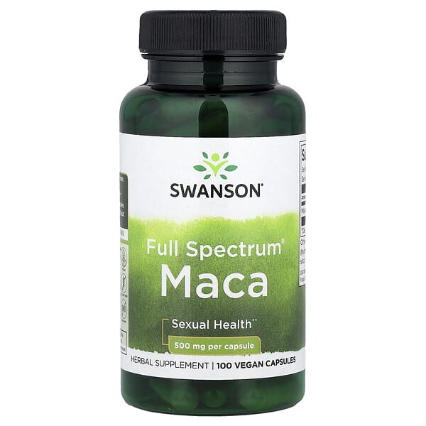 swv01961_v_24.jpg Мака Full Spectrum®, 500 мг, 100 веганских капсул — Swanson