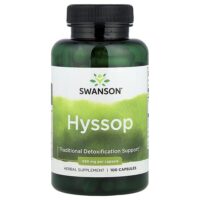 Иссоп, 450 мг, 100 капсул — Swanson