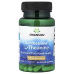 L-теанин Suntheanine®, 100 мг, 60 растительных капсул — Swanson