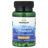 L-теанин Suntheanine®, 100 мг, 60 растительных капсул — Swanson