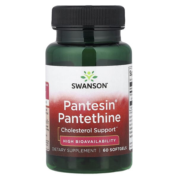 swv02150_v_24.jpg Pantesin®, пантетин, 60 капсул (300 мг в 1 капсуле) — Swanson
