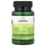 усовершенствованный эликсир для печени с фитосомой расторопши Siliphos®, 30 капсул — Swanson
