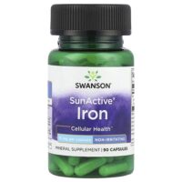 SunActive®, железо, 15 мг, 90 капсул — Swanson