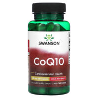 Коэнзим Q10, высокая эффективность, 120 мг, 100 капсул — Swanson