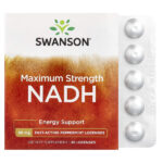 NADH, перечная мята, 20 мг, 30 пастилок — Swanson