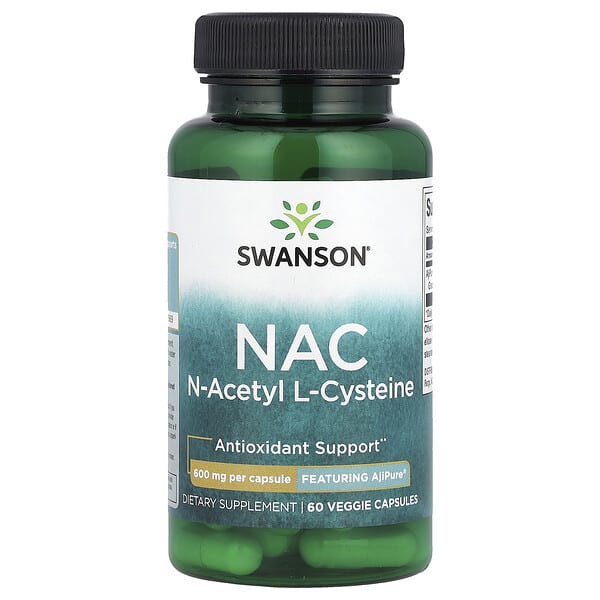 swv02458_v_24.jpg NAC, 600 мг, 60 растительных капсул — Swanson