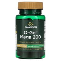 Q-Gel Mega, 200 мг, 30 мягких таблеток — Swanson