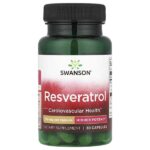 Ресвератрол, высокая эффективность, 250 мг, 30 капсул — Swanson
