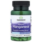 марганец Albion®, 10 мг, 180 капсул — Swanson