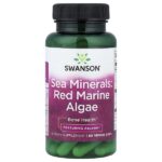 Sea Minerals, красные морские водоросли, 60 растительных капсул — Swanson