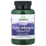 мультиминералы без железа Albion®, 120 капсул — Swanson