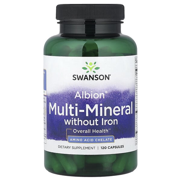 swv02685_v_24.jpg мультиминералы без железа Albion®, 120 капсул — Swanson