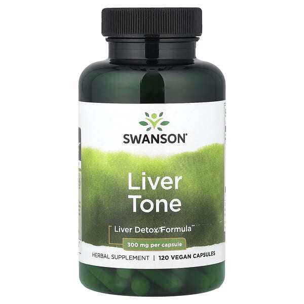 swv02761_v_24.jpg Liver Tone, 120 веганских капсул — Swanson