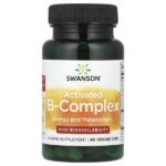 Активированный комплекс витаминов группы B, 60 растительных капсул — Swanson