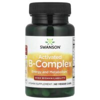 Активированный комплекс витаминов группы B, 60 растительных капсул — Swanson