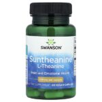 Suntheanine® L-теанин, 200 мг, 60 веганских капсул — Swanson