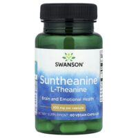 Suntheanine® L-теанин, 200 мг, 60 веганских капсул — Swanson