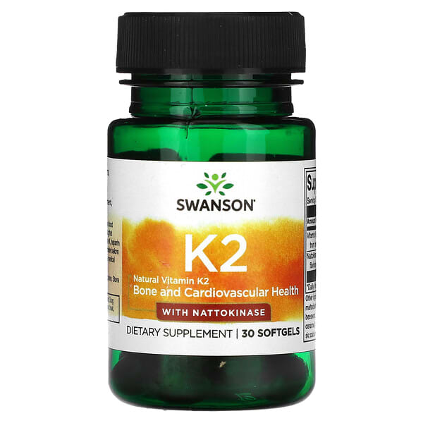 swv02819_v_8.jpg витамин K2, 30 мягких таблеток — Swanson