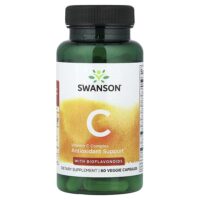 комплекс с витамином С и биофлавоноидами, 60 растительных капсул — Swanson