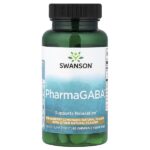 PharmaGABA™, клубничный лимонад, 100 мг, 60 жевательных таблеток — Swanson