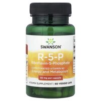 R-5-P, рибофлавин-5-фосфат, 50 мг, 60 растительных капсул — Swanson