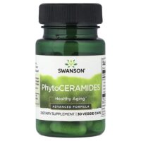 PhytoCeramides, улучшенная формула, 30 растительных капсул (30 мг на капсулу) — Swanson