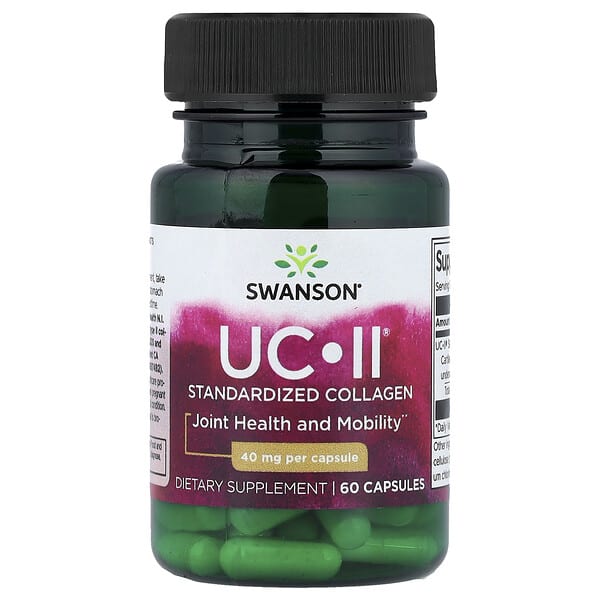 swv02947_v_24.jpg UC-II®, стандартизованный коллаген, 60 капсул — Swanson