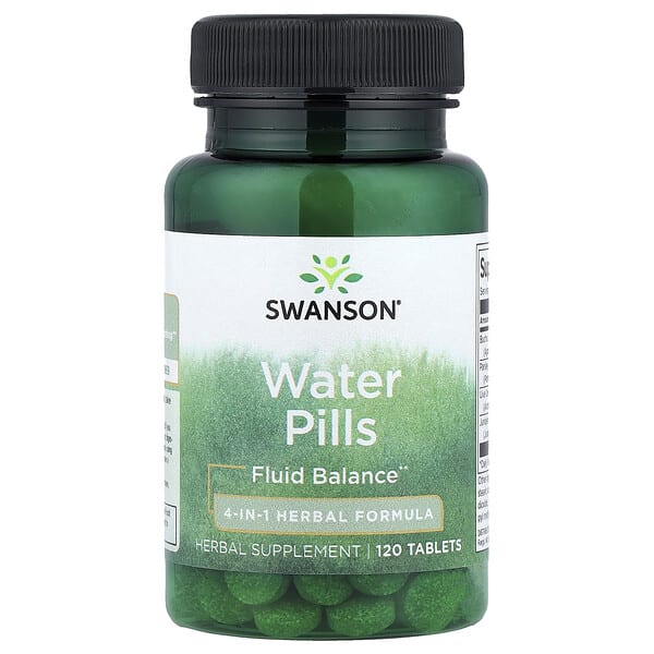 swv04013_v_24.jpg Water Pills, 120 таблеток — Swanson