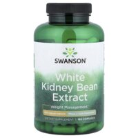 экстракт белой фасоли, 180 капсул (500 мг в 1 капсуле) — Swanson