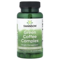 комплекс из зеленого кофе, 60 вегетарианских капсул — Swanson