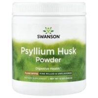 Порошок из шелухи семян подорожника, 5 г, 340 г (12 унций) — Swanson