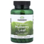 листья шелковицы Full Spectrum®, 500 мг, 120 капсул — Swanson