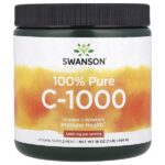100% Pure C-1000, витамин C в порошке, 454 г (16 унций) — Swanson