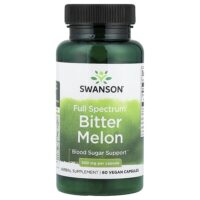 Full Spectrum®, горькая дыня, 500 мг, 60 веганских капсул — Swanson