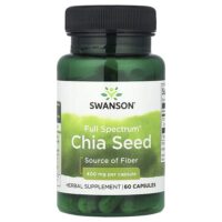 Full Spectrum® семена чиа, 400 мг, 60 капсул — Swanson