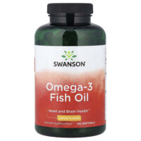 Рыбий жир с омега-3, лимон, 150 капсул — Swanson