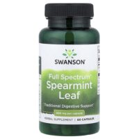 Full Spectrum®, лист мяты кудрявой, 400 мг, 60 капсул — Swanson