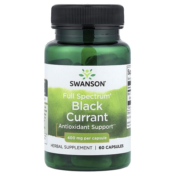 swv11272_v_24.jpg Full Spectrum®, черная смородина, 400 мг, 60 капсул — Swanson