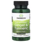 Full Spectrum®, имбирь и куркума, 60 капсул — Swanson