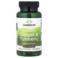 Full Spectrum®, имбирь и куркума, 60 капсул — Swanson