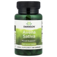 Avena Sativa, 400 мг, 60 капсул — Swanson