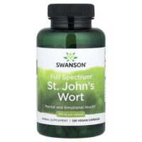 Full Spectrum® зверобой, 375 мг, 120 веганских капсул — Swanson
