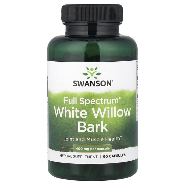 swv11356_v_24.jpg кора белой ивы Full Spectrum®, 400 мг, 90 капсул — Swanson